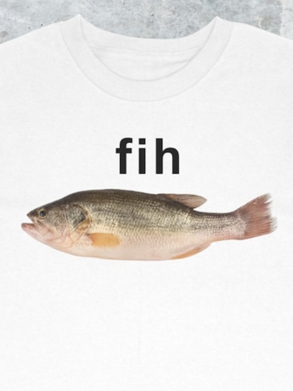 Fih Fish Meme Shirt - Stupid Meme Shirt - Picture 2 of 4